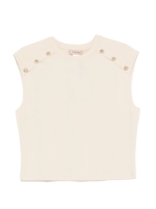 Top impreziosito con bottoni TWINSET | TP2340/07222